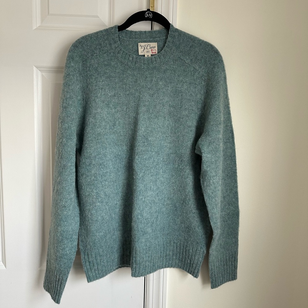 J Crew Teal Wool Sweater